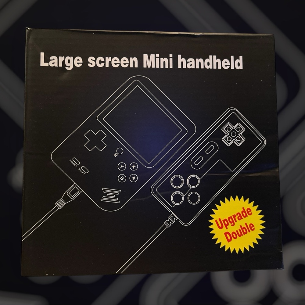 Black Large Screen Mini Handheld Console